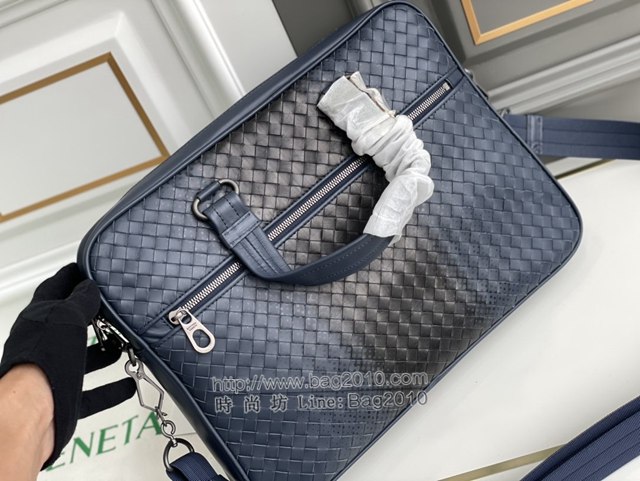 Bottega veneta高端男包 98014 寶緹嘉手工編織原廠進口胎牛皮男士手袋 BV經典款男士手提公事包  gxz1368